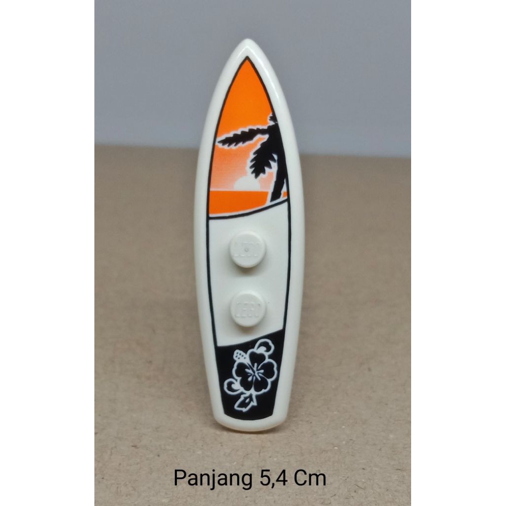 Original Aksesoris LEGO Surfing Board Papan Seluncur