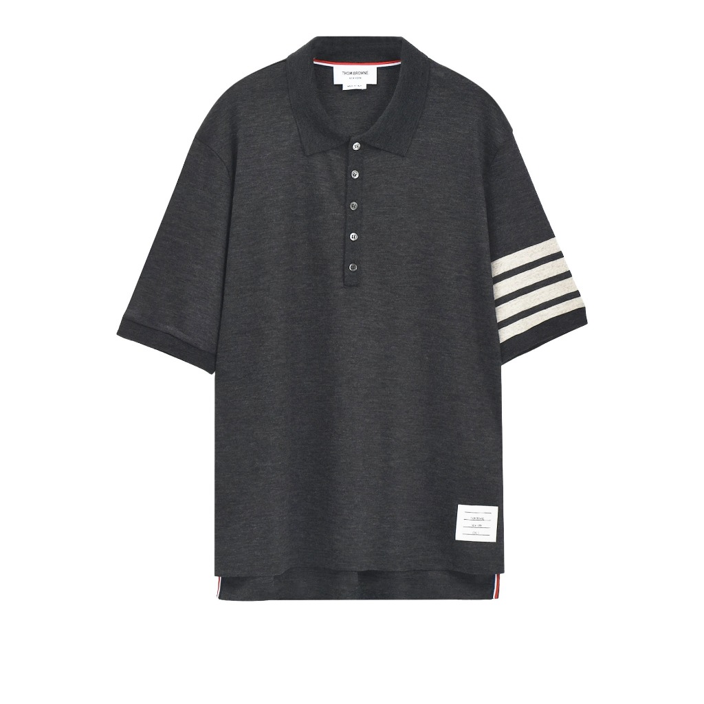 TB 4-bar polo shirt wool (men)