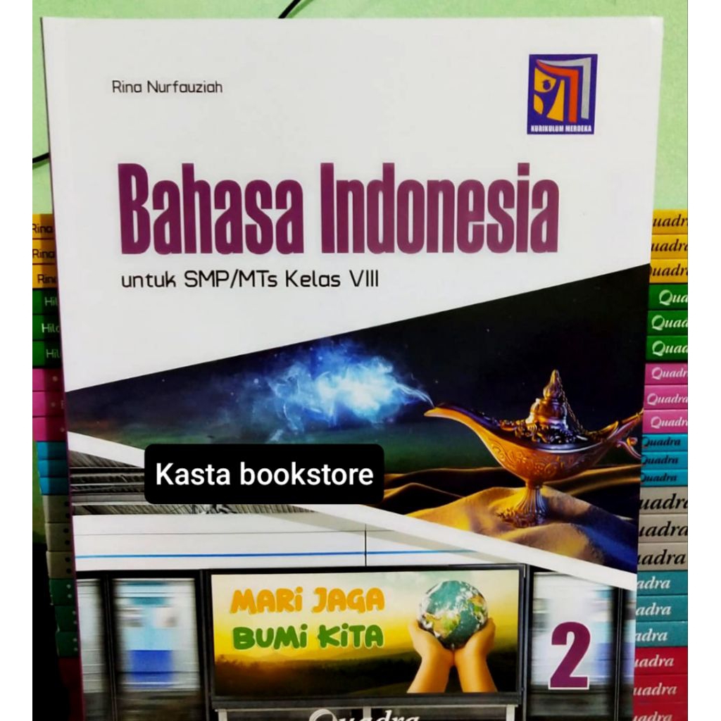Buku Bahasa Indonesia Kelas 8 SMP Kurikulum Merdeka Quadra