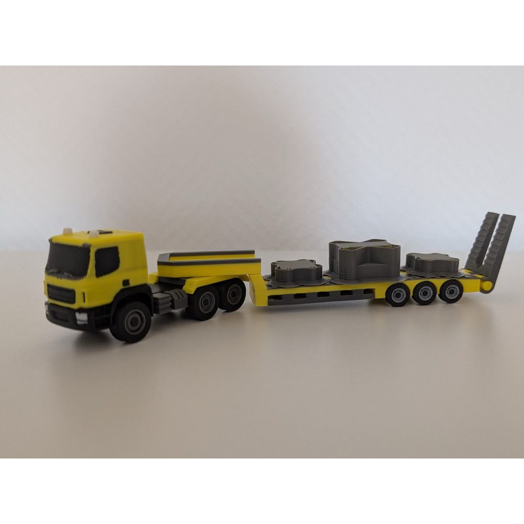 Mainan Mobil Truk Besar dengan Trailer - Mainan Edukatif untuk Anak-anak