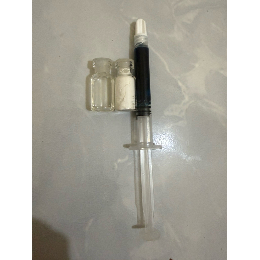 Paket Gel Etching mini 3ml + Lem Bubuk mini
