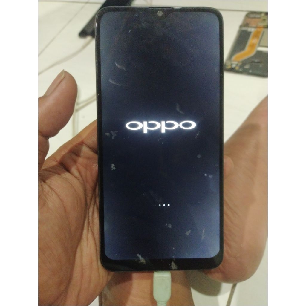 mesin oppo a5s bootloop/ stuck logo