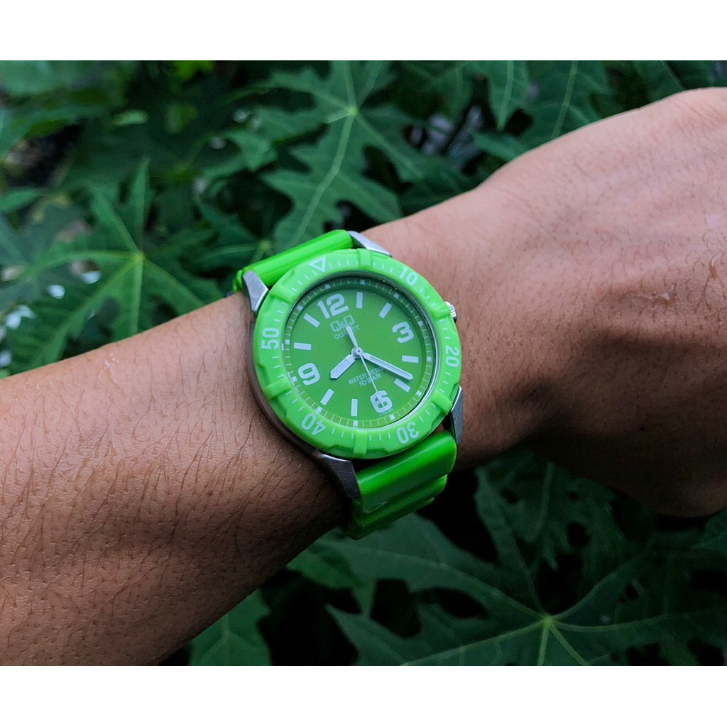 jam tangan Q&Q by citizen model diver original jdm