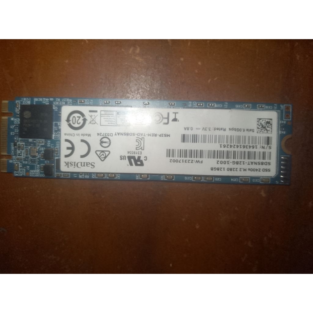 SSD M2 Copotan Asus ROG GL553VD ( 128gb )