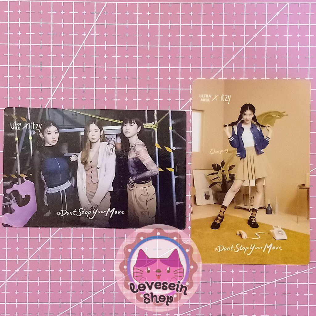 Photocard ITZY x Ultramilk