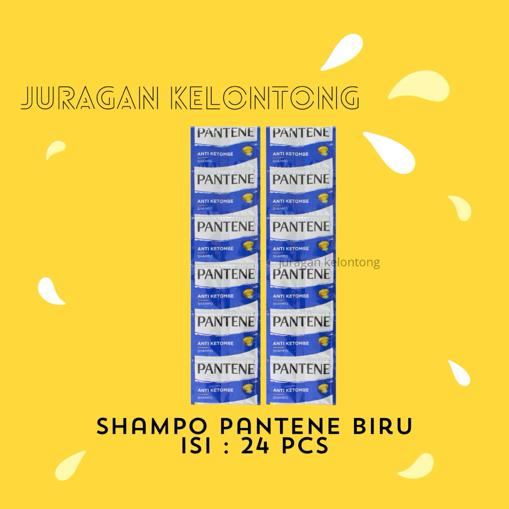 [ 1 RENCENG ] SHAMPO PANTENE BIRU / SHAMPO SACHET / SHAMPO RENCENGAN PANTENE