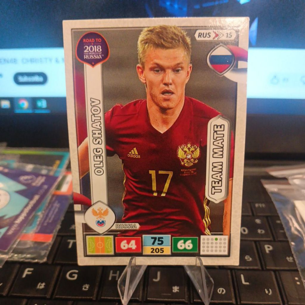 kartu bola panini xl adrenalyn road to world cup 2018 Russia