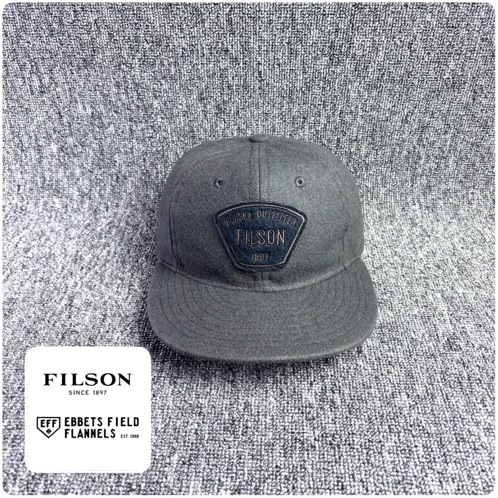 Topi Filson x Ebbets field Cap Wool In USA Second Preloved Original 336