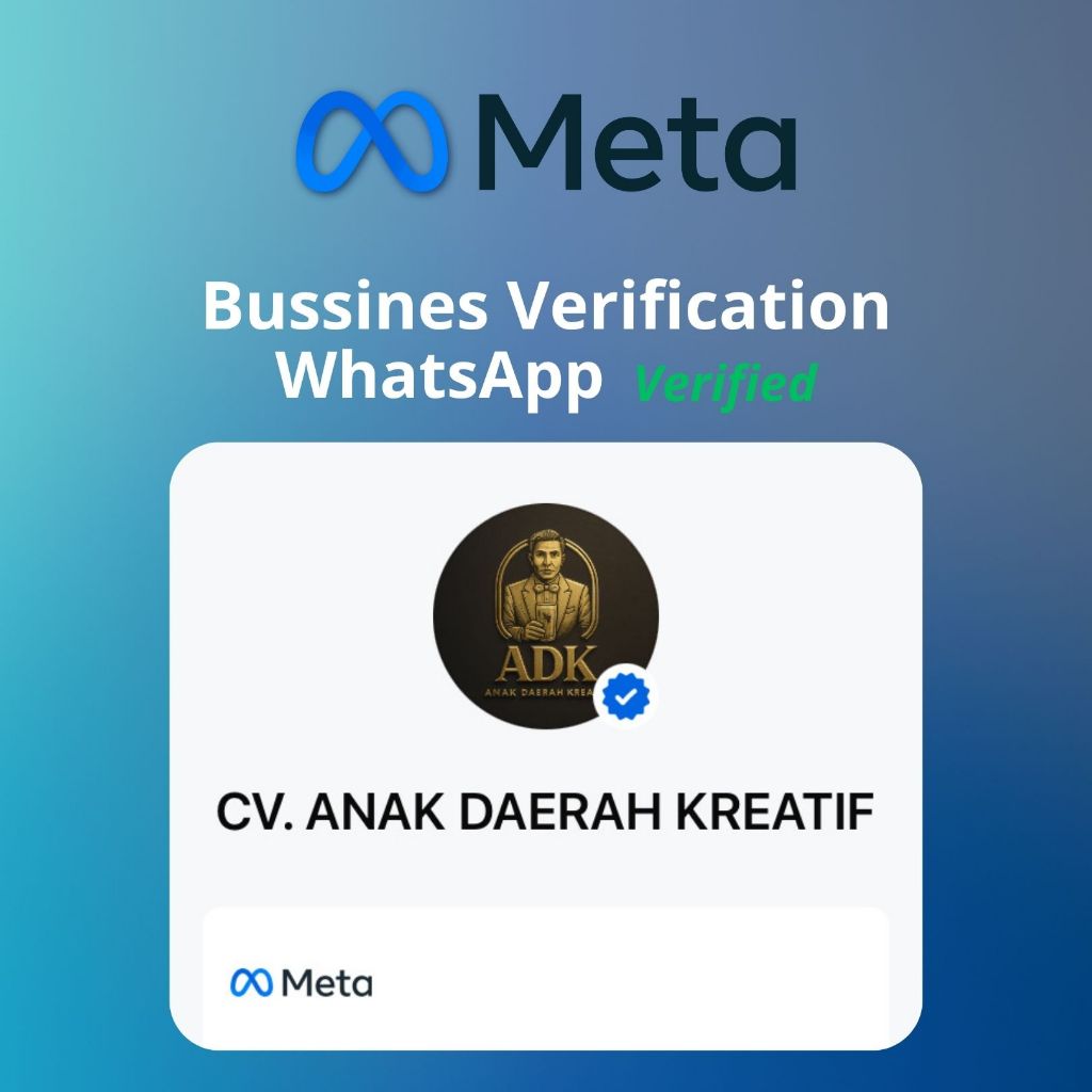 Jasa Verifikasi Wa Bisnis Centang Biru For Bisnis or Blast  APi