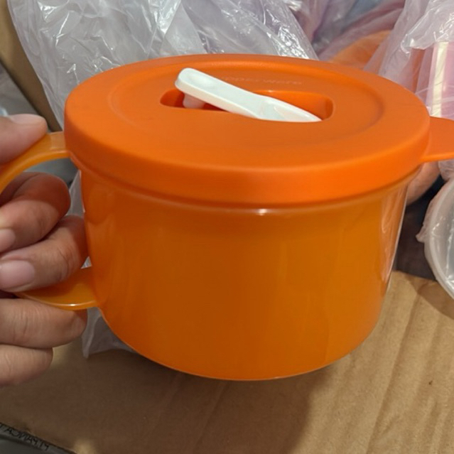Micro mug soup Tupperware