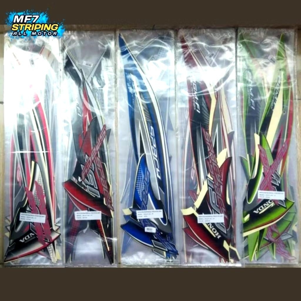 STRIPING HONDA SPACY FI 2012 ORIGINAL LOOK LENGKAP FULLSET - STIKER SPACY FI 2012 LENGKAP FULL BODY