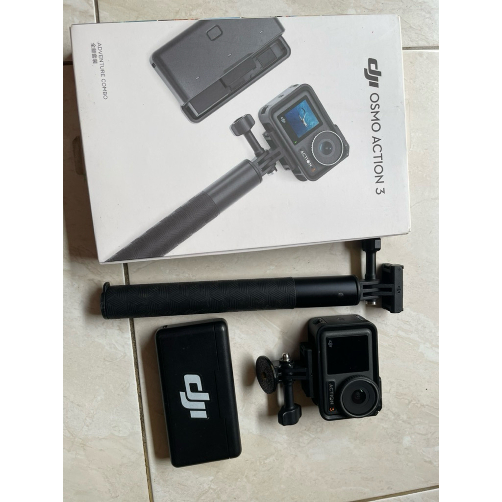 PRELOVED DJI OSMO ACTION 3 adventure combo