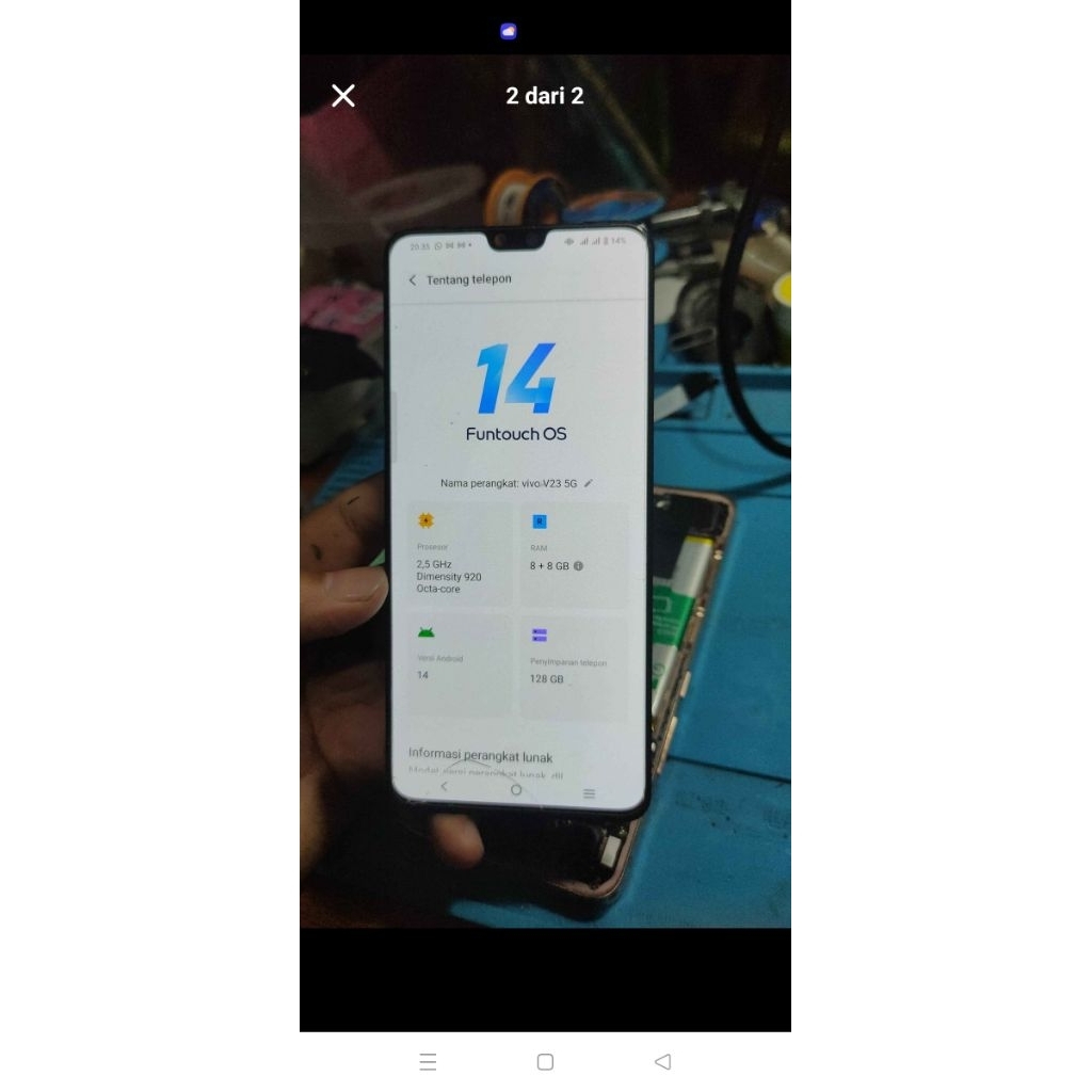 LCD VIVO V23 5G ORIGINAL COPOTAN
