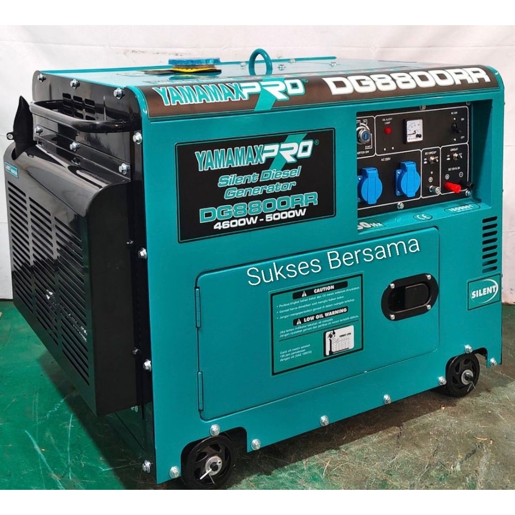 Generator / Genset Silent Solar Yamamax Pro DG8800RR (5500watt) DG9800RR (6500watt)