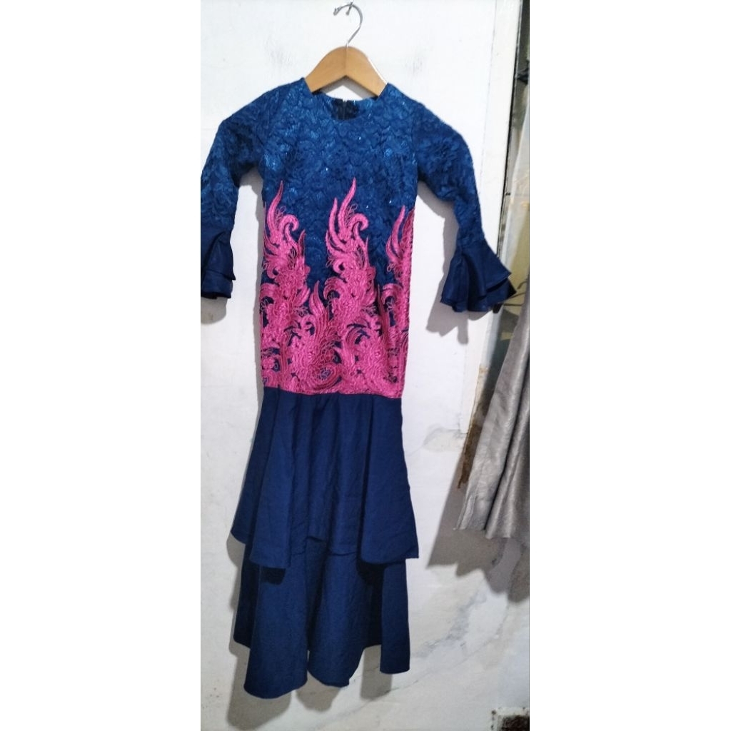 Gaun Gamis Long Dress Pesta Anak Perempuan Duyung Cantik