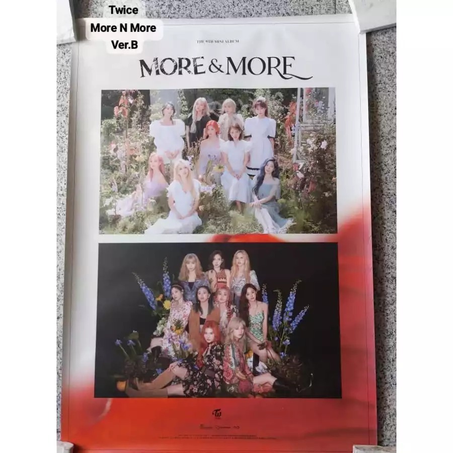 Twice More&More Ver. - Official Poster Twice