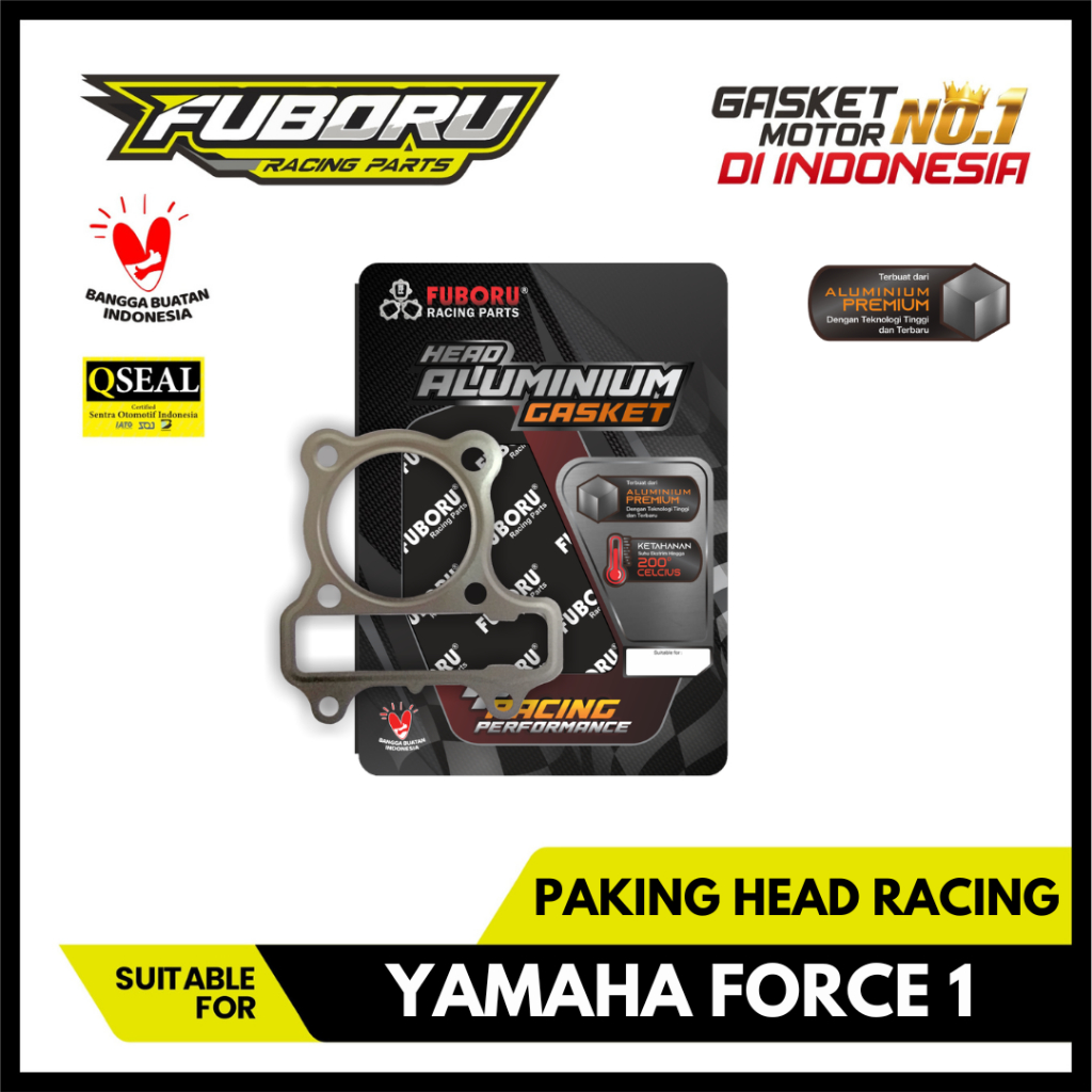 PAKING HEAD YAMAHA FORCE 1 / F1ZR 0,3 0,4 0,5 0,7 ALUMINIUM RACING PARTS FUBORU