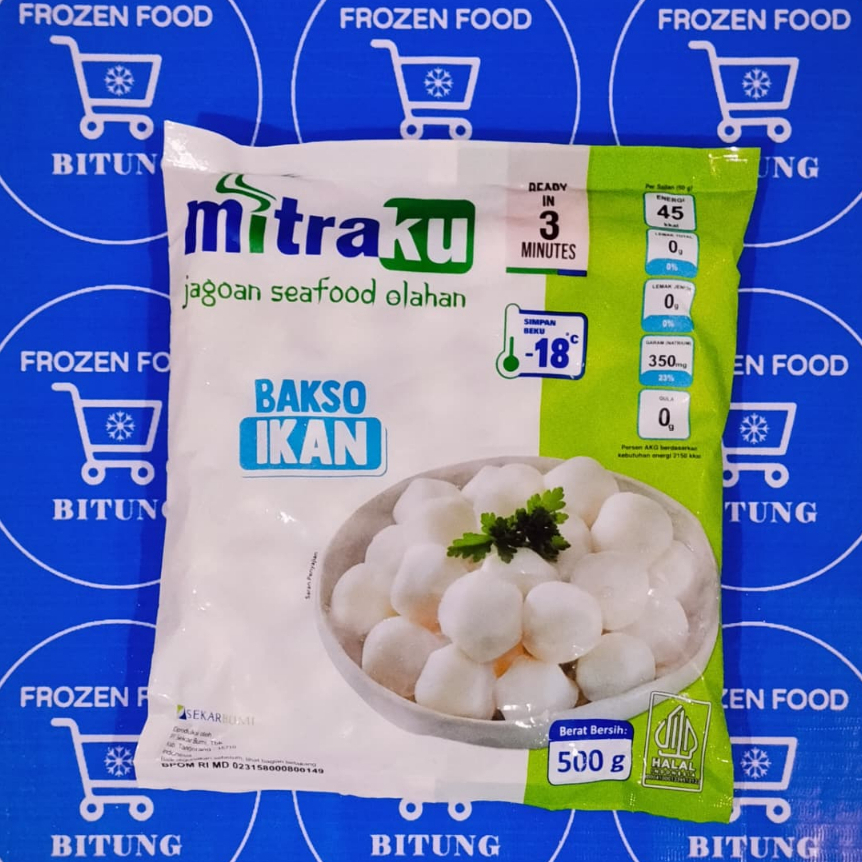 Mitraku Bakso Ikan 500gr - Frozen Food Bitung