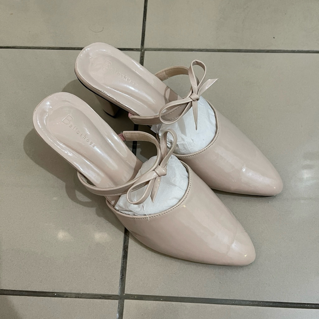 Prelove Bella Shoes Pastel Pink Heels