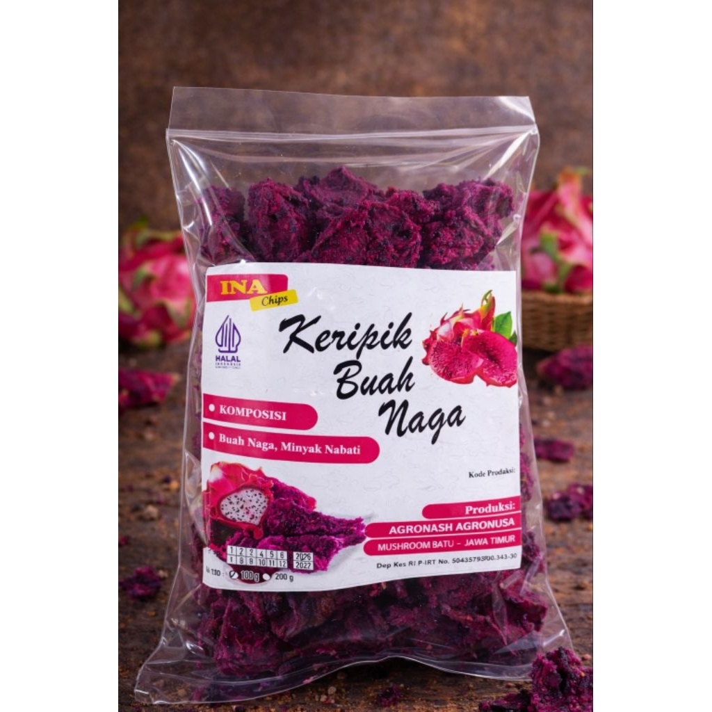 Kripik Buah Naga Crispy Sehat & Murah