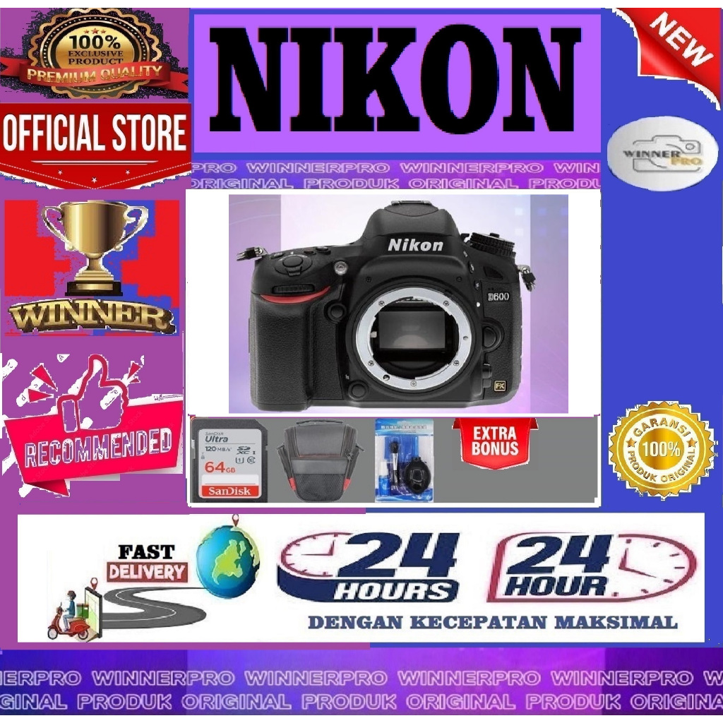 KAMERA NIKON D600 BODY ONLY