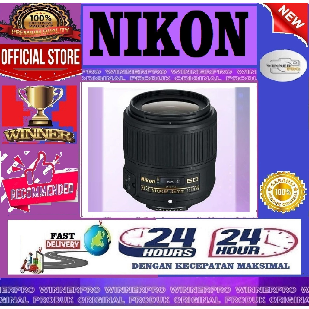 Lensa Nikon AF-S NIKKOR 35mm f1.8G ED