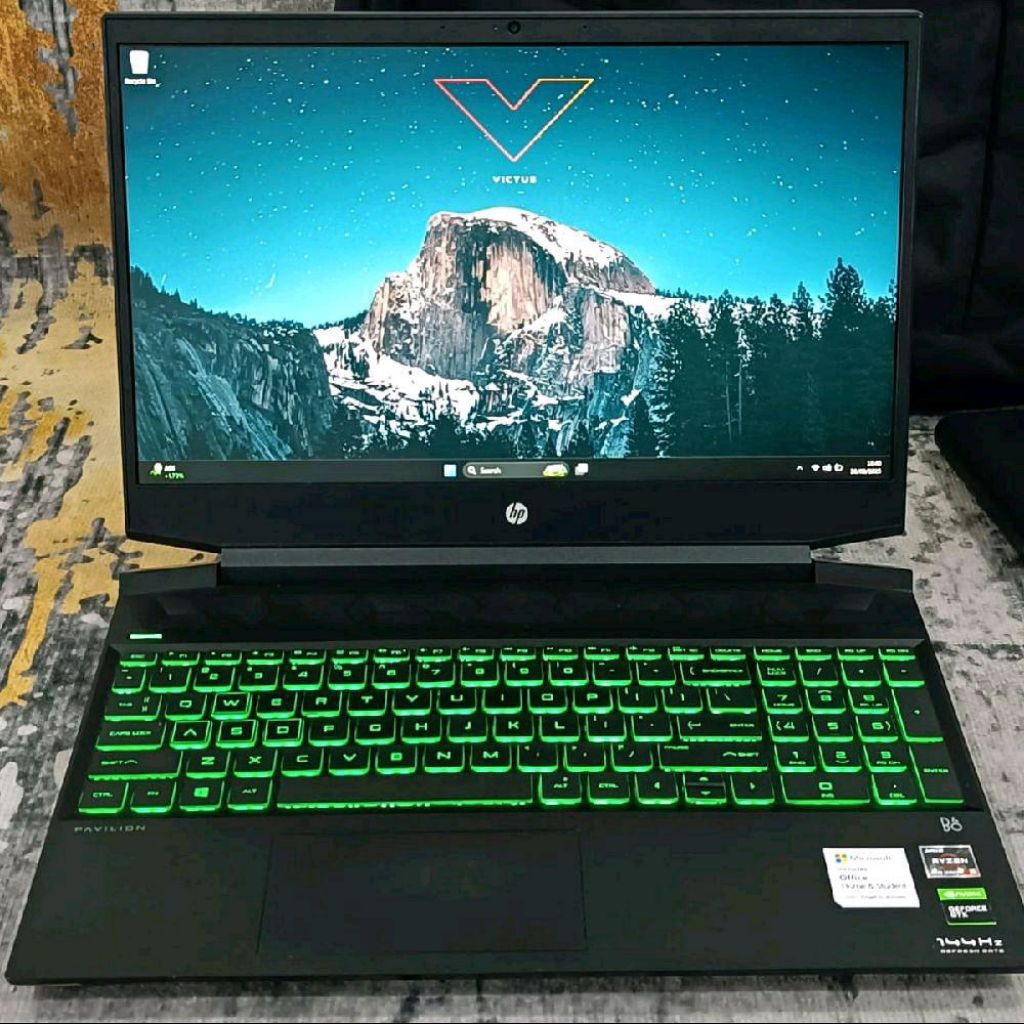 HP Pavilion 15 Ryzen 5-5600H 16GB 512GB GTX 1650 4GB Full HD 144Hz Gaming Like New