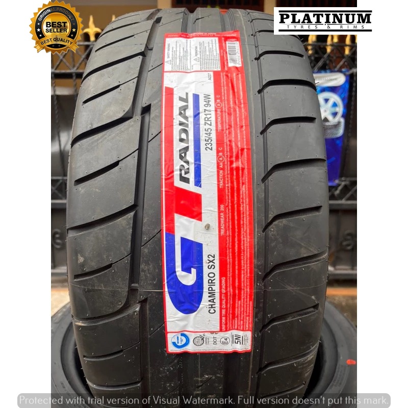 BAN GT RADIAL CHAMPIRO SX2 235 45 R17 II 235/45 R17 SX2