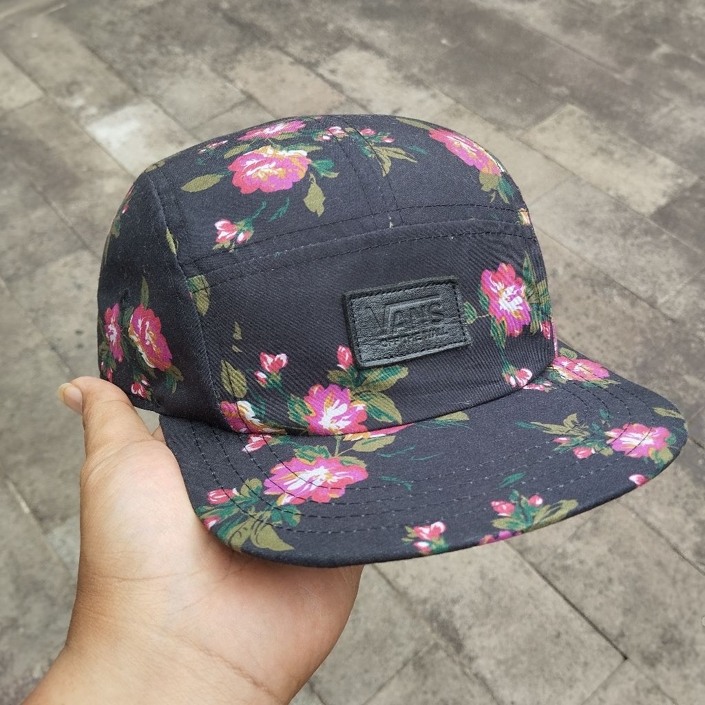 Topi 5panel casual VANS AOP ORIGINAL