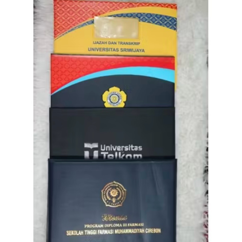 Custom Map Raport/Sertifikat/Surat-Surat embos foil hotpress