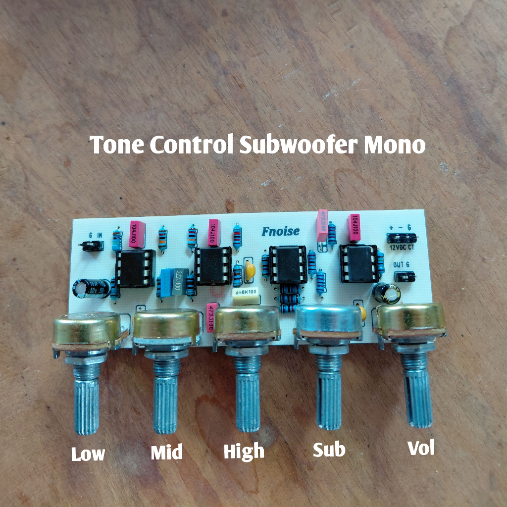Kit Tone Control Subwoofer Mono