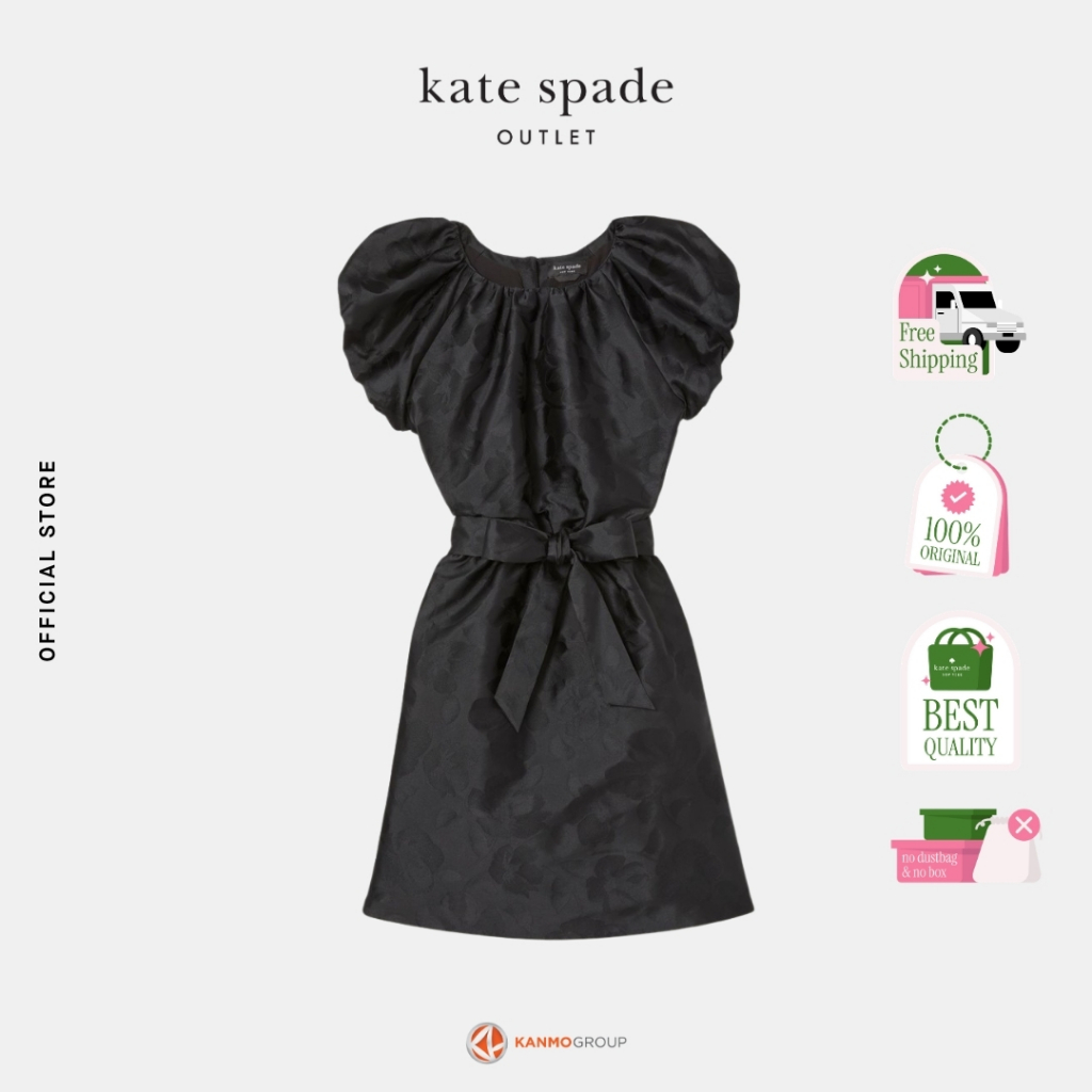 Kate Spade Fall Poppies Taffeta Dress - Dress Wanita