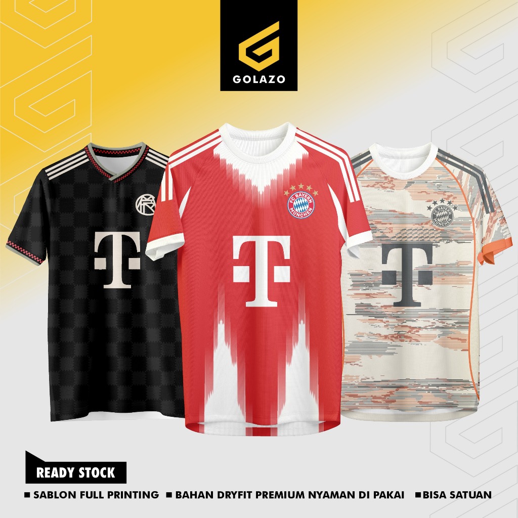 Jersey Bayern Munchen Series Full Printing Dryfit Milano
