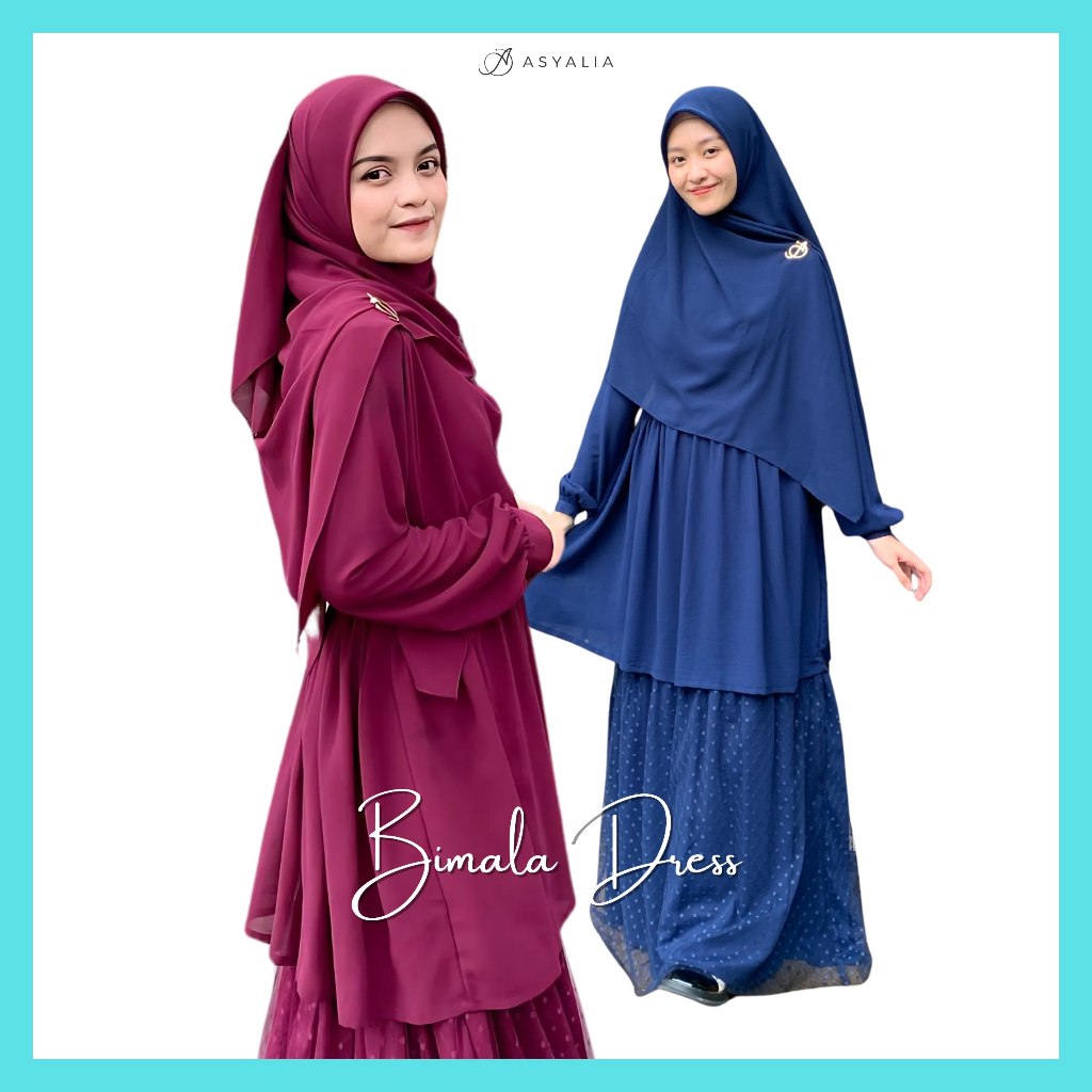 DRESS BIMALA SERIES / DRESS GAMIS BUSUI / DRESS GAMIS WISUDA / DRESS GAMIS CUSTOM / DRESS ASYALIA / 