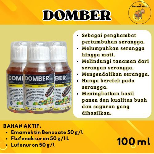 INSEKTISIDA DOMBER 150 EC MENGENDALIKAN ULAT GRAYAK, SUNDEP, PENGGEREK DAUN DAN HAMA LAINNYA