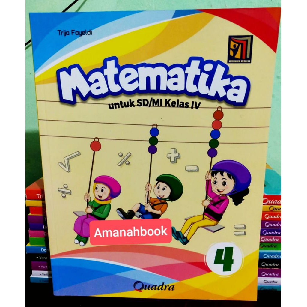 Buku Matematika SD Kelas 4 Kurikulum Merdeka Quadra