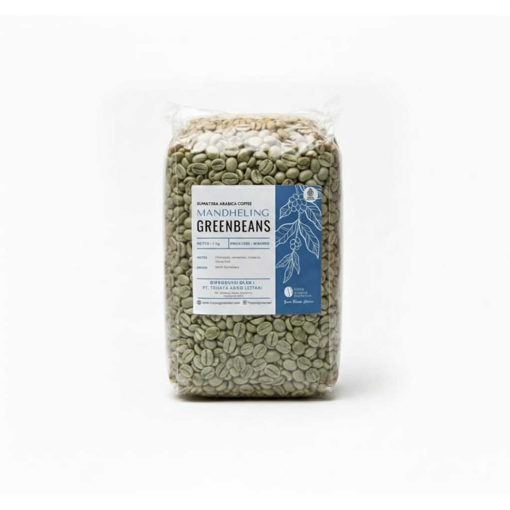 Mandheling - Sumatra Arabica Green Bean Coffee (Biji Kopi Hijau Mandailing)