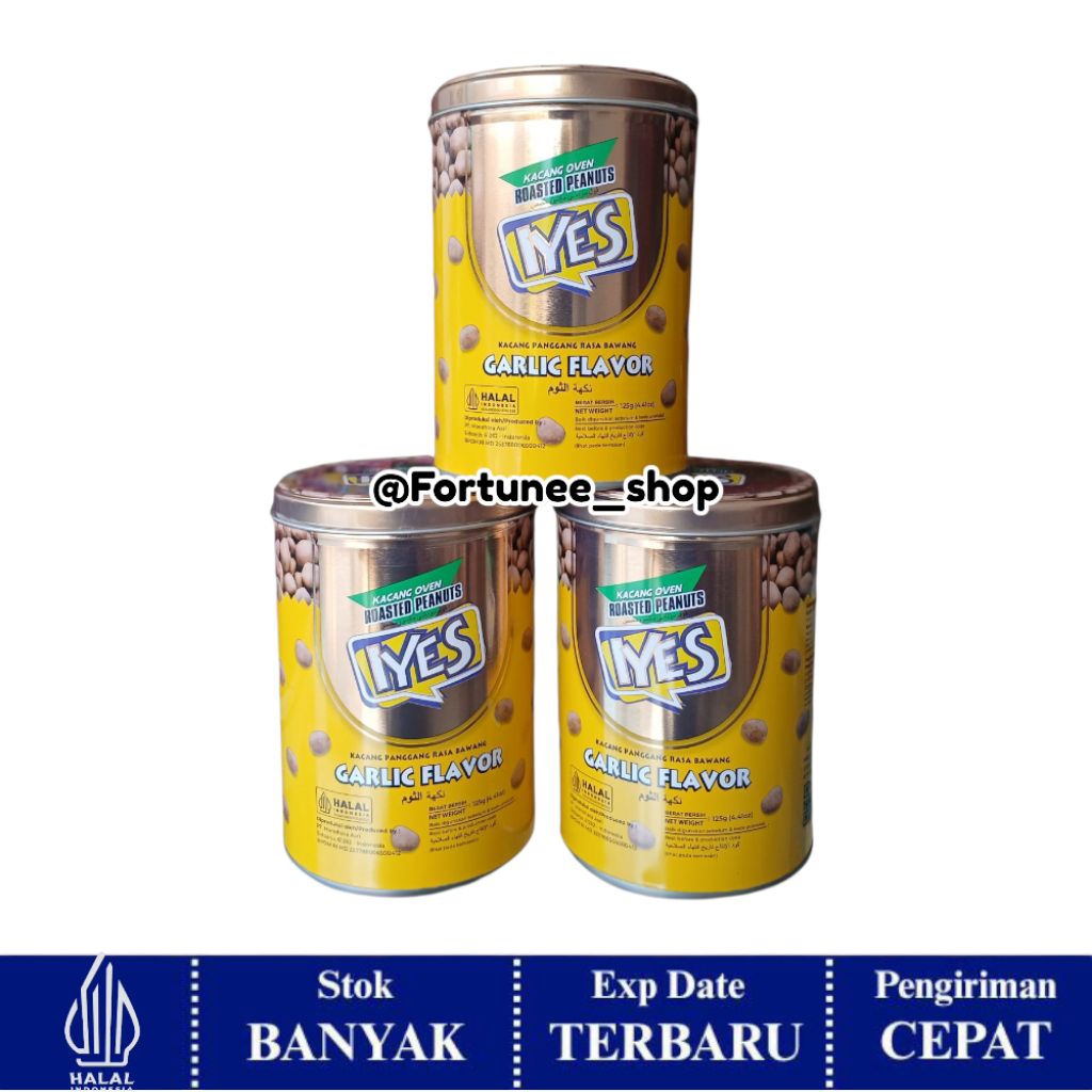 Kacang Oven IYES Rasa Bawang 125gr