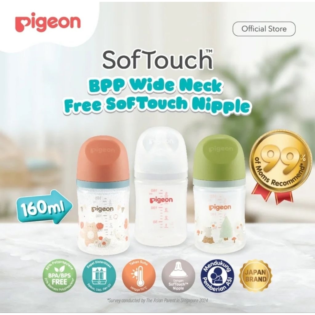 PIGEON BOTOL WIDE NECK 160 ML