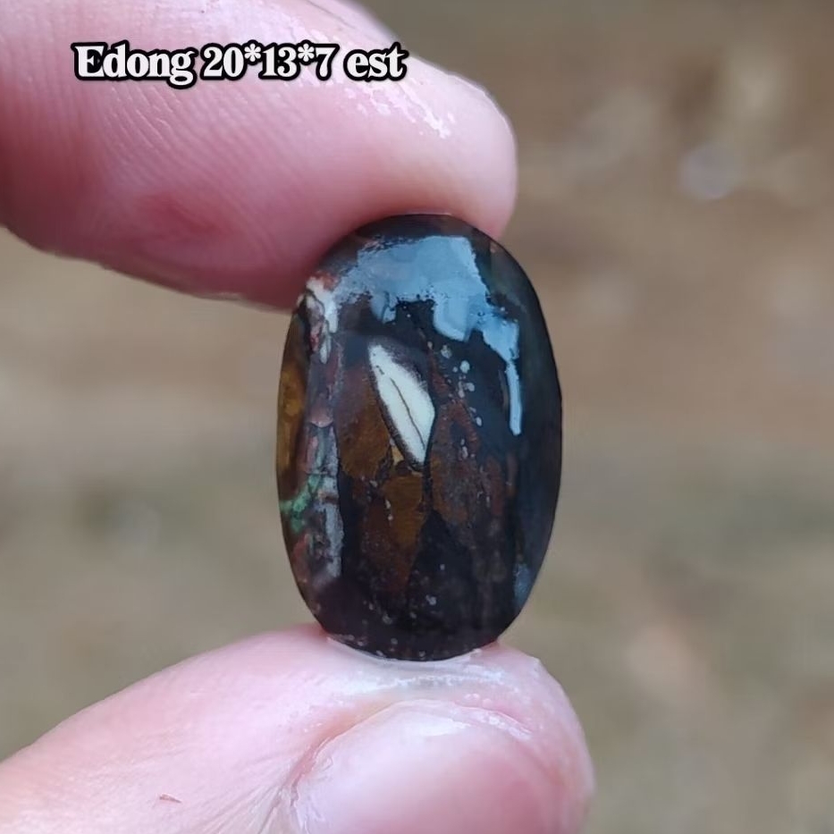 (TERMURAH) Bahan Pola Kasar Batu Akik Pancawarna Garut Edong