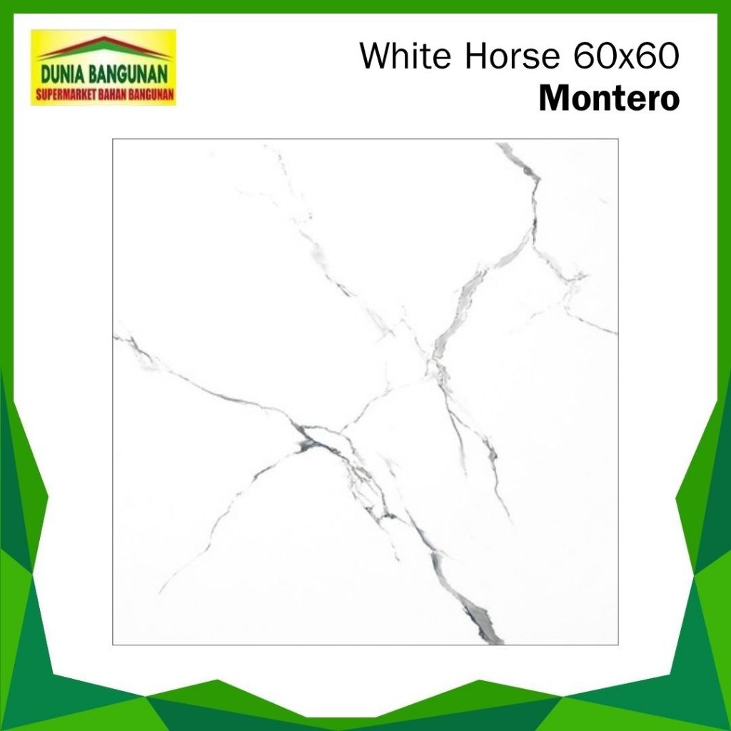Granit 60x60 Lantai White Horse Montero KW1 Granit Lantai Carara Granit Lantai Granit Dinding