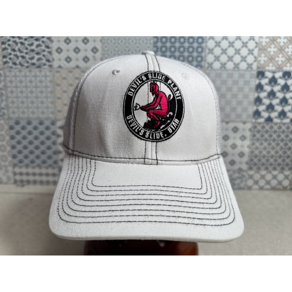 Topi Second Brand Branded Devil's Slide Utah Fitted By New Era Vintage Original Ukuran Jumbo