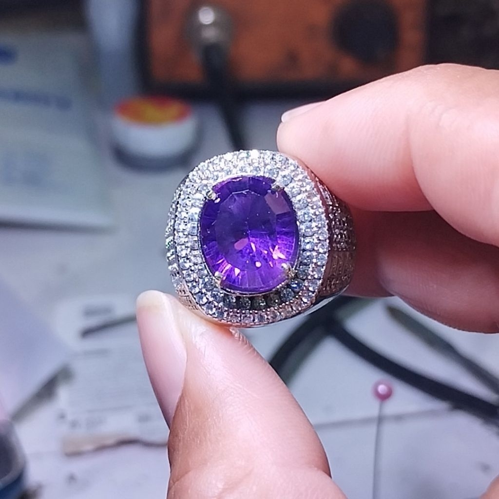 AMETHYST ( Kecubung ungu ) Brasil + memo