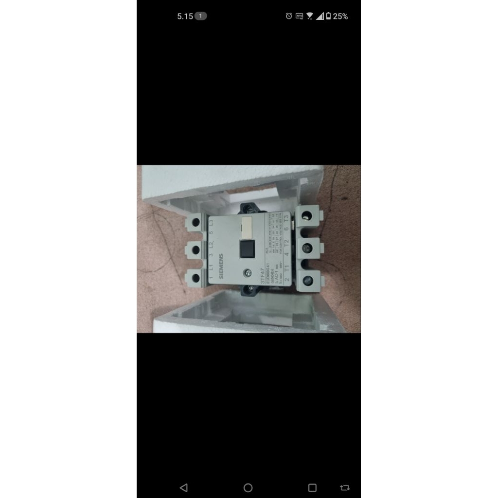 Contactor/Kontaktor Siemens 3TF47
