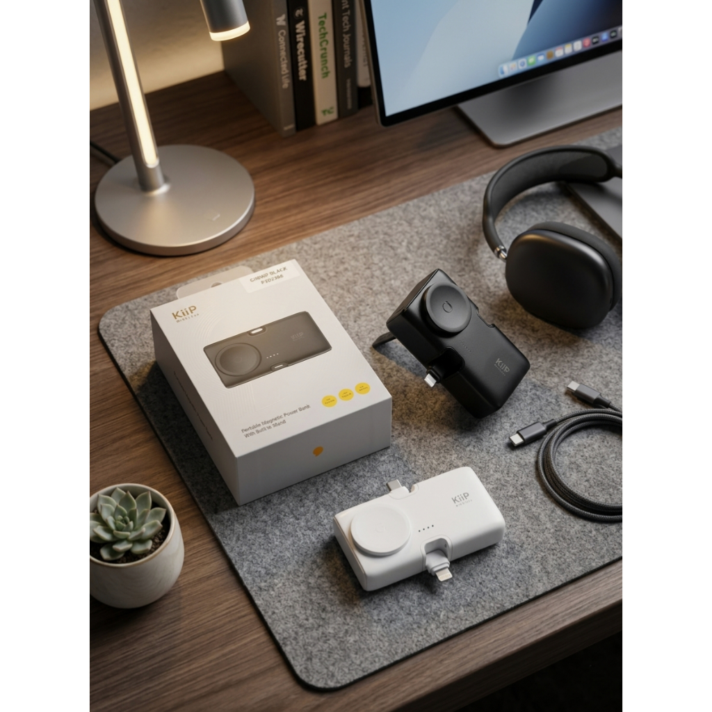 Kiip G50WP Wireless Portable Magnetic Powerbank 3IN1