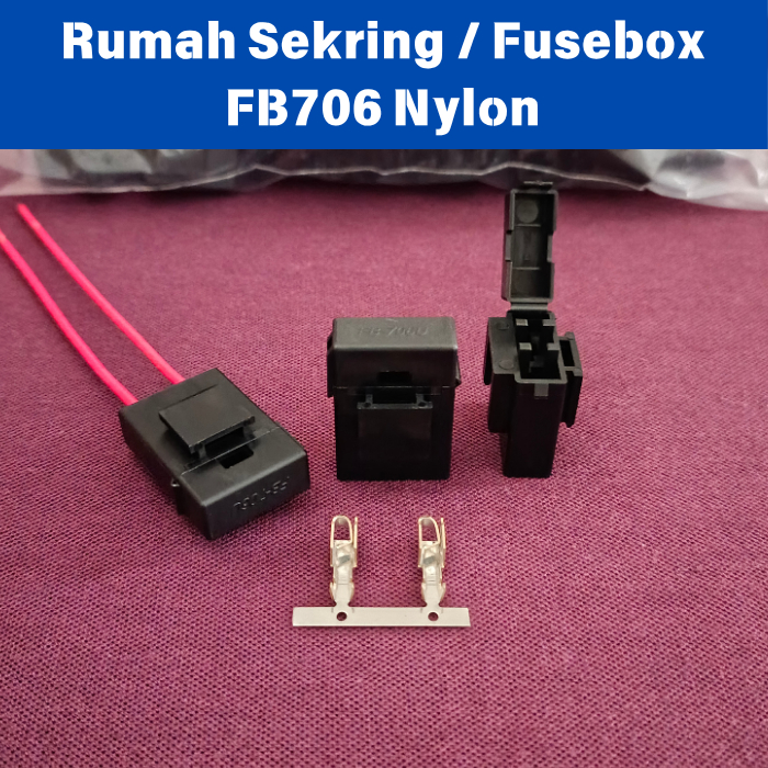 Fusebox / Fuse Box FB706 Rumah Sekring Mobil Motor Bahan Nylon