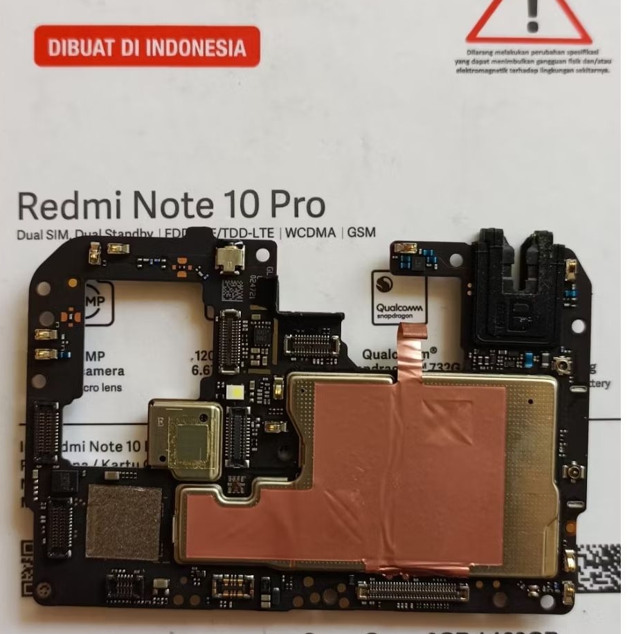 Mesin Redmi note 10 pro 4G original copotan segel 6/128