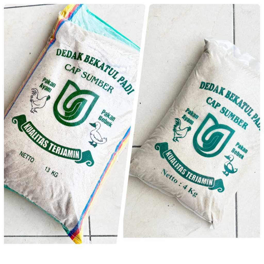 PAKET DEDAK (SG) SEKAM GILING 13 KG DAN DEDAK BEKATUL 4 KG