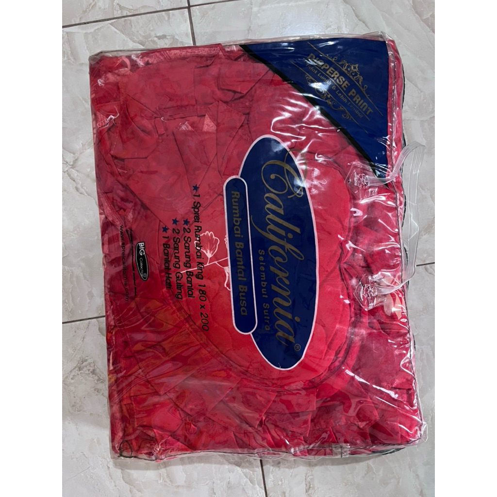 SPREI CALIFORNIA RUMBAI 180 x 200 NEW