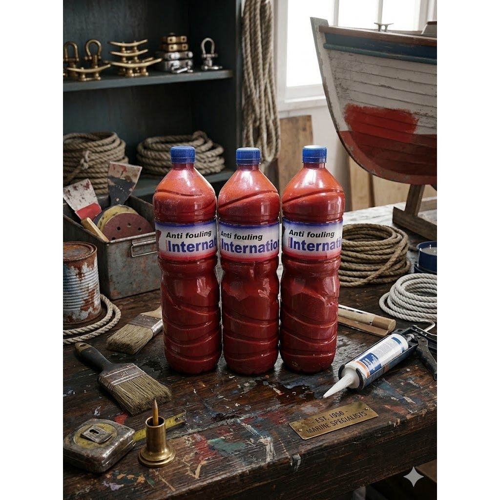 CAt Marine Kapal ASLI ANTI FOULING Merk International Kemasan 1,5L 1botol
